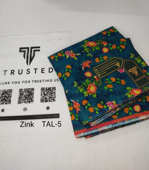 2 Piece Lawn allover Print (Zinc)